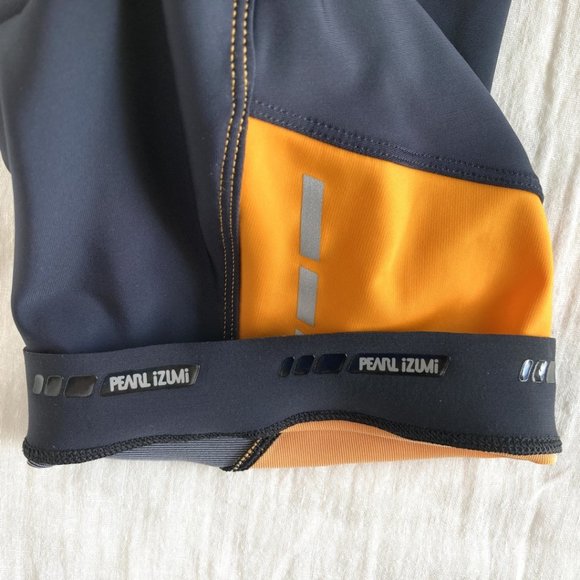 Pearl Izumi Women's Padded Elite Series Black and Orange Bike Shorts Size M - Picture 10 of 12